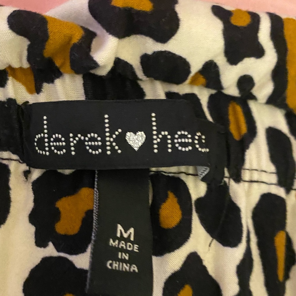 Cheetah print joggers